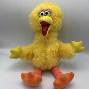 EXCELLENT CONDITION Big Bird Plush 13" Playskool Sesame Street 1986 70205 Vtg